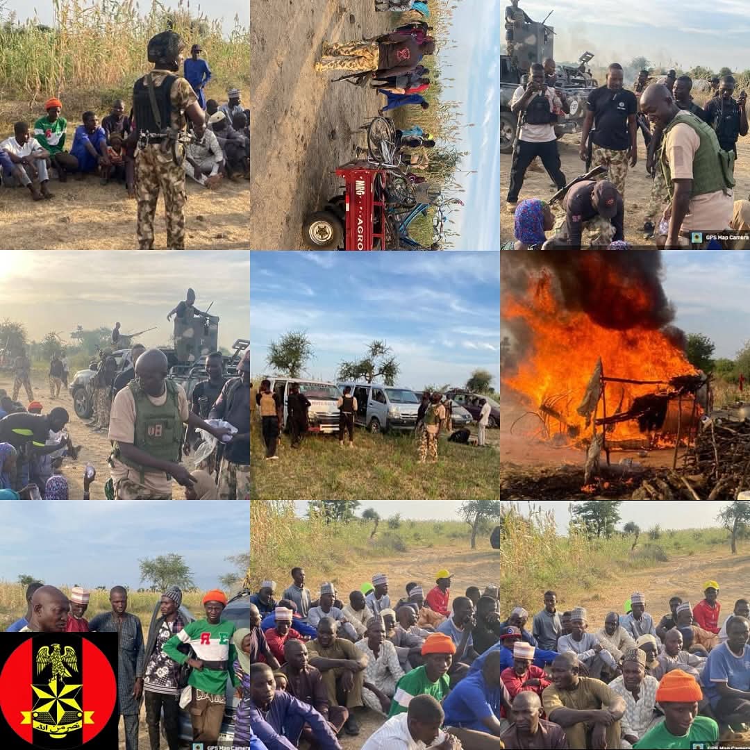 Nigerian Army Troops Foil Terrorists’ Ambush, Rescue 86 Kidnapped Victims, Arrest 29 Logistics Suppliers in Borno