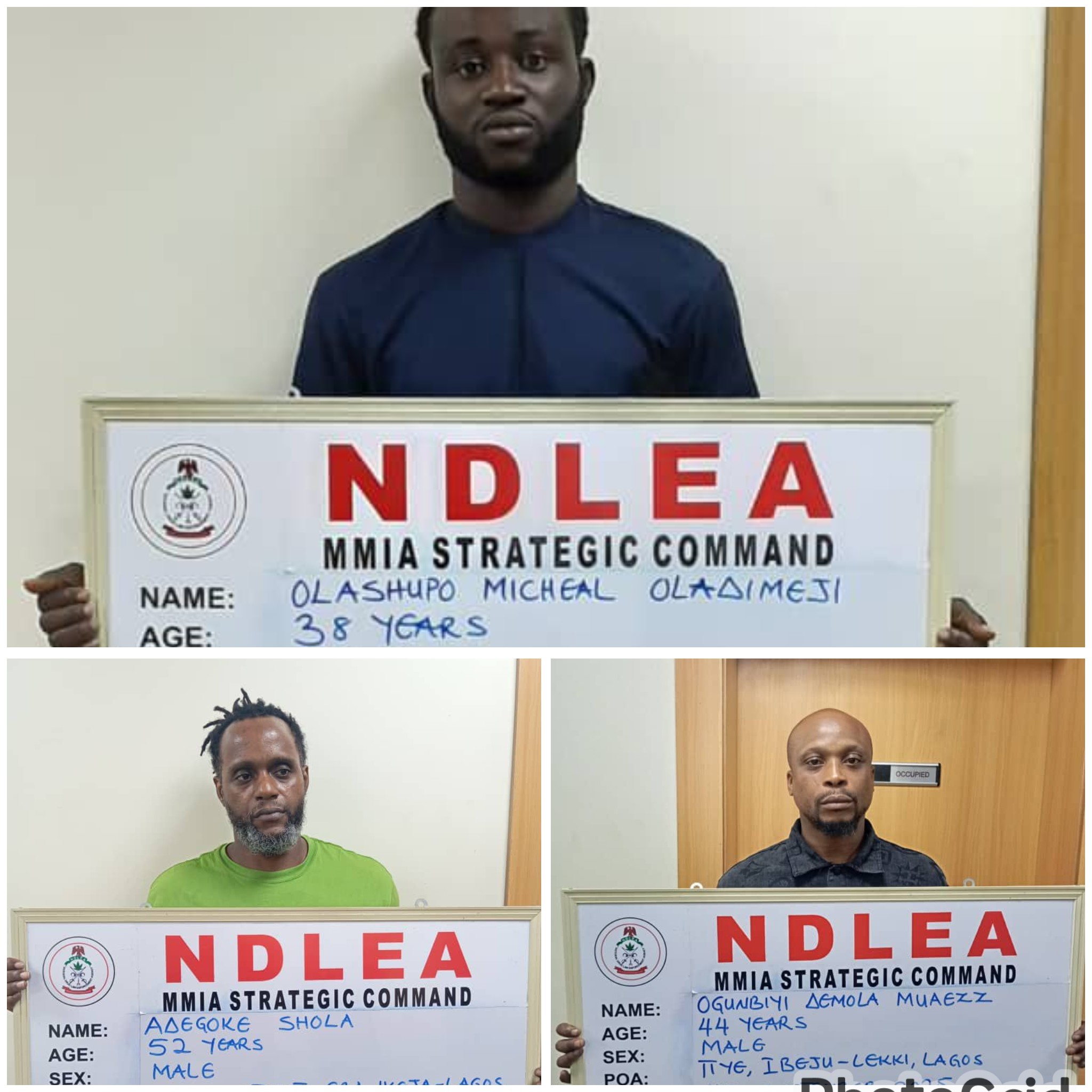 5 international drug kingpins bag 21 years imprisonment over Gabon, Australia-bond cocaine, opioids …Forfeit cash, luxury vehicles to Federal Government